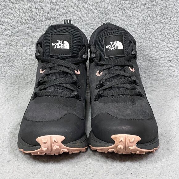 The North Face Raedonda Womens Size 9.5 Sneaker Boots Black Pink Vibram Sole - Picture 2 of 9